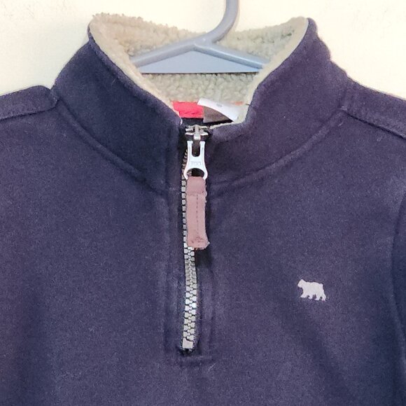 Carter's Toddler Boys Sherpa Long Sleeve Quarter-Zip Pullover Size 4T - Picture 3 of 5